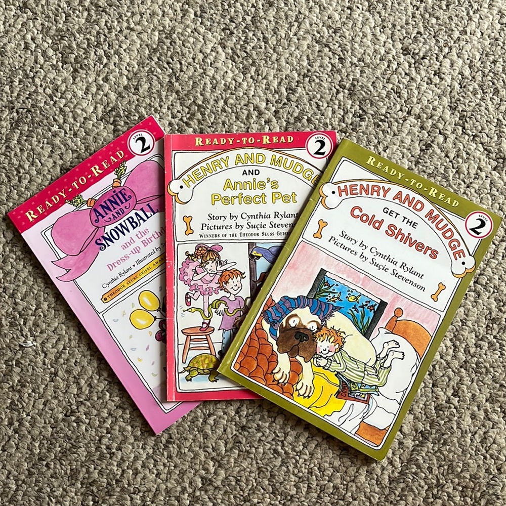 Set of 3 Henry and Mudge Early Readers